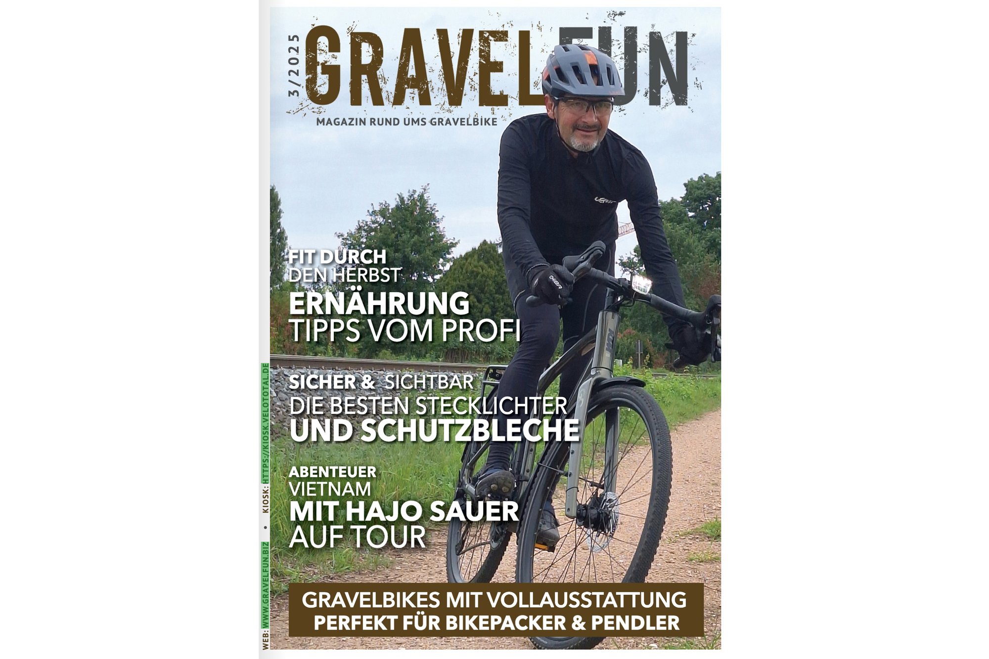 DIE NEUE AUSGABE (03/2025) unseres Digitalmagazins GRAVELFUN ist da