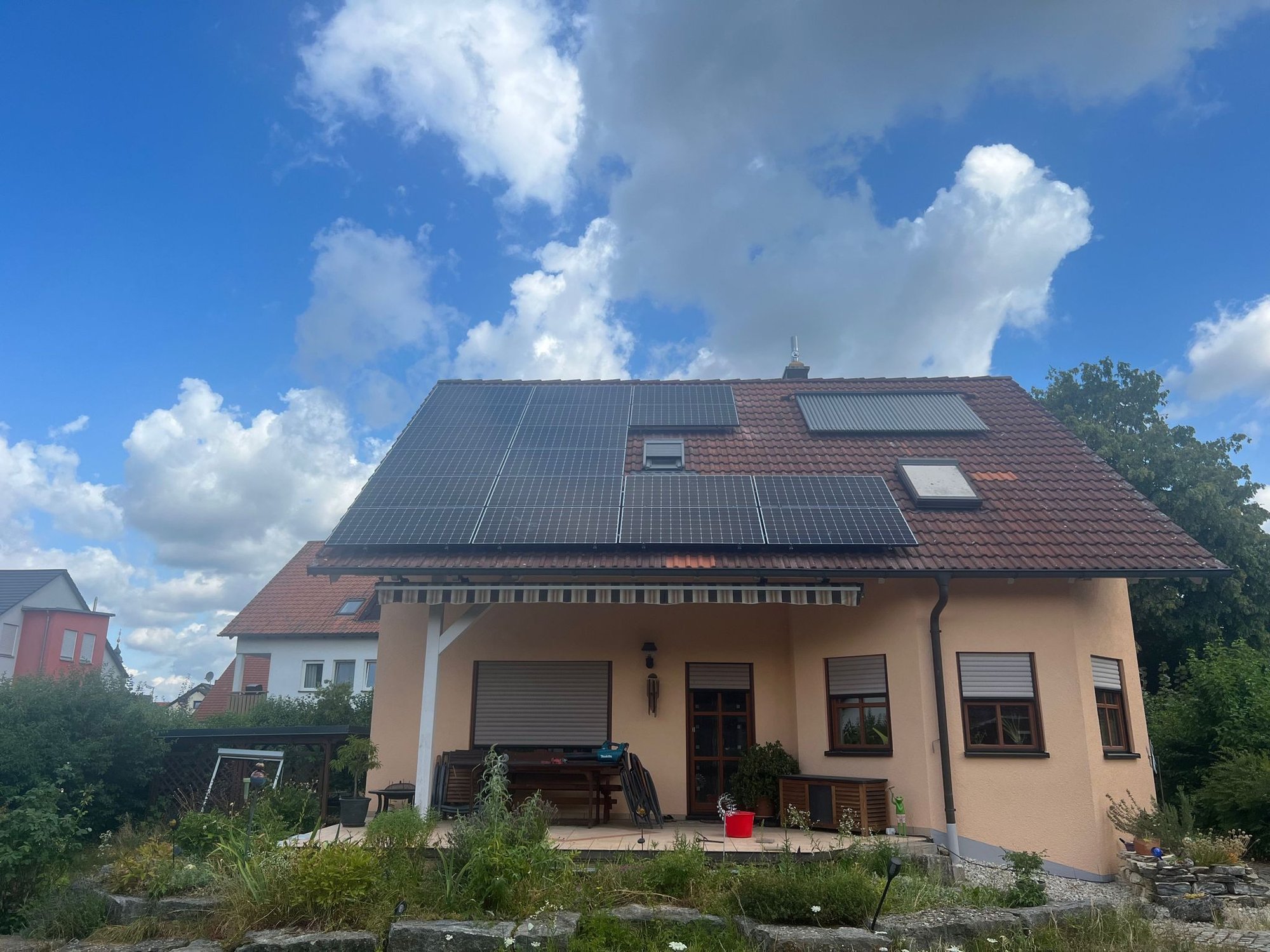 Solaranlage jetzt auch für die Nordseite