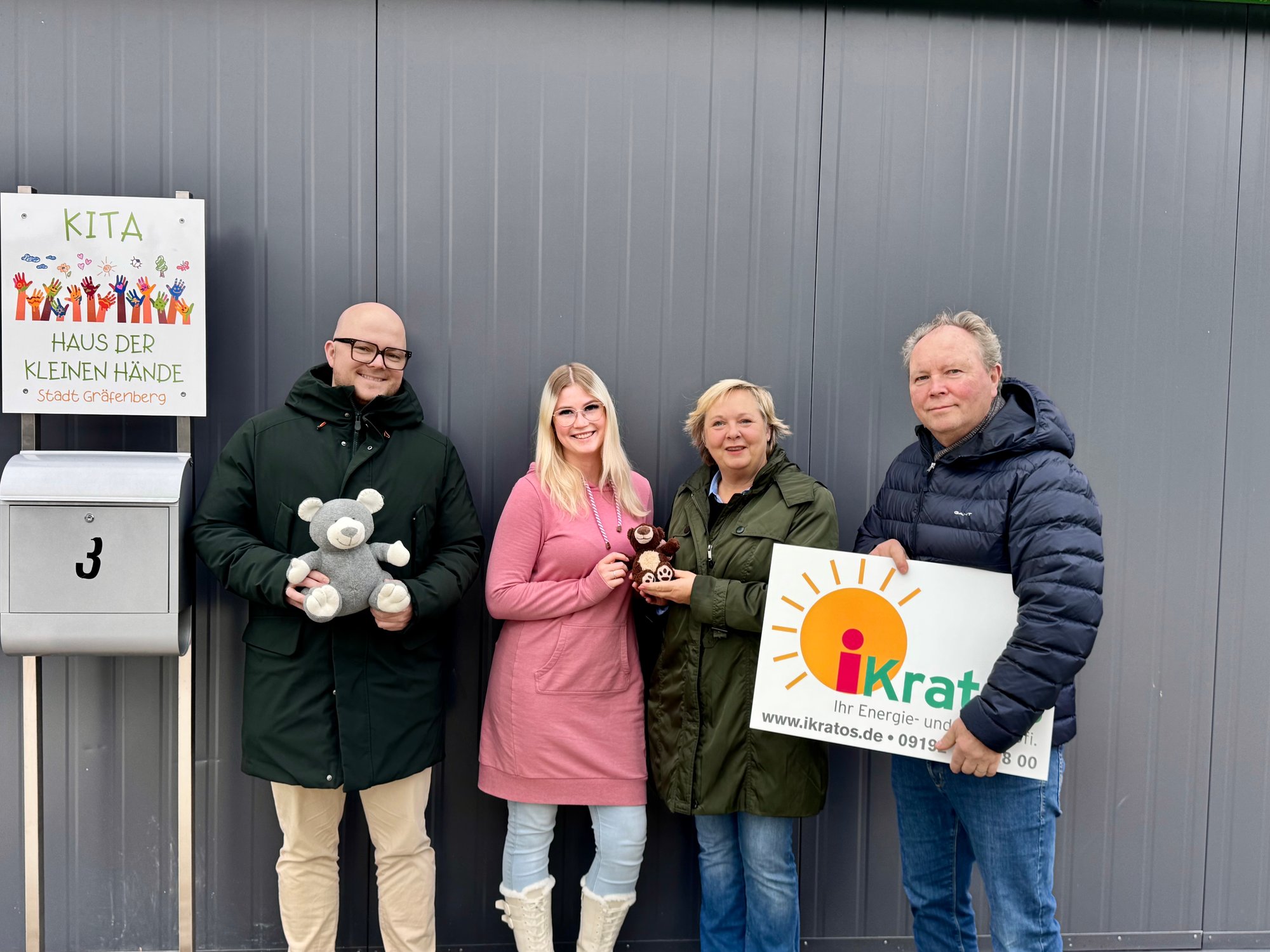 iKratos GmbH unterstützt KiTa "Haus der kleinen Hände" in Gräfenberg