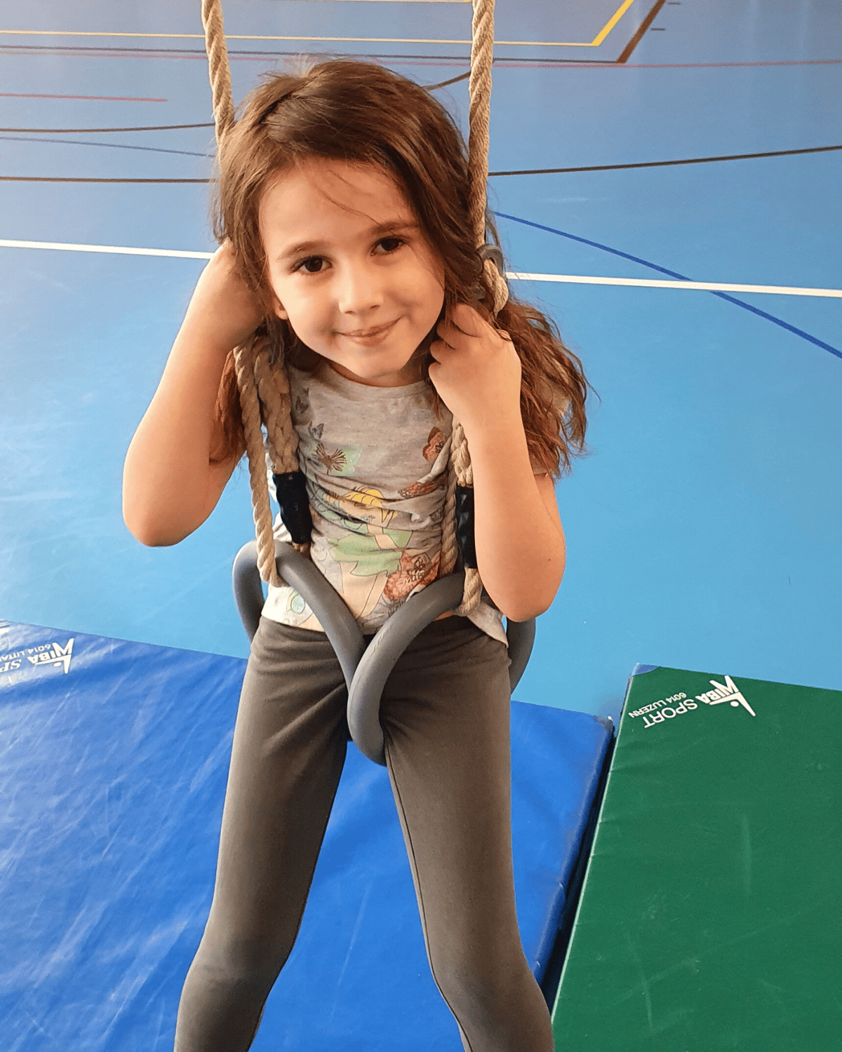 Hoch hinaus in der Turnhalle