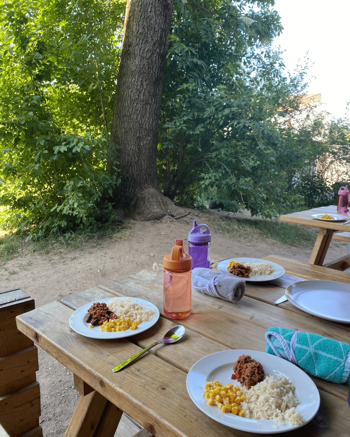 Wo isst man lieber, als im Garten?