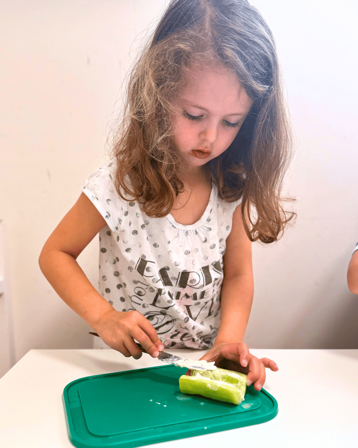 Gurkenschiffchen zubereiten und im Garten picknicken