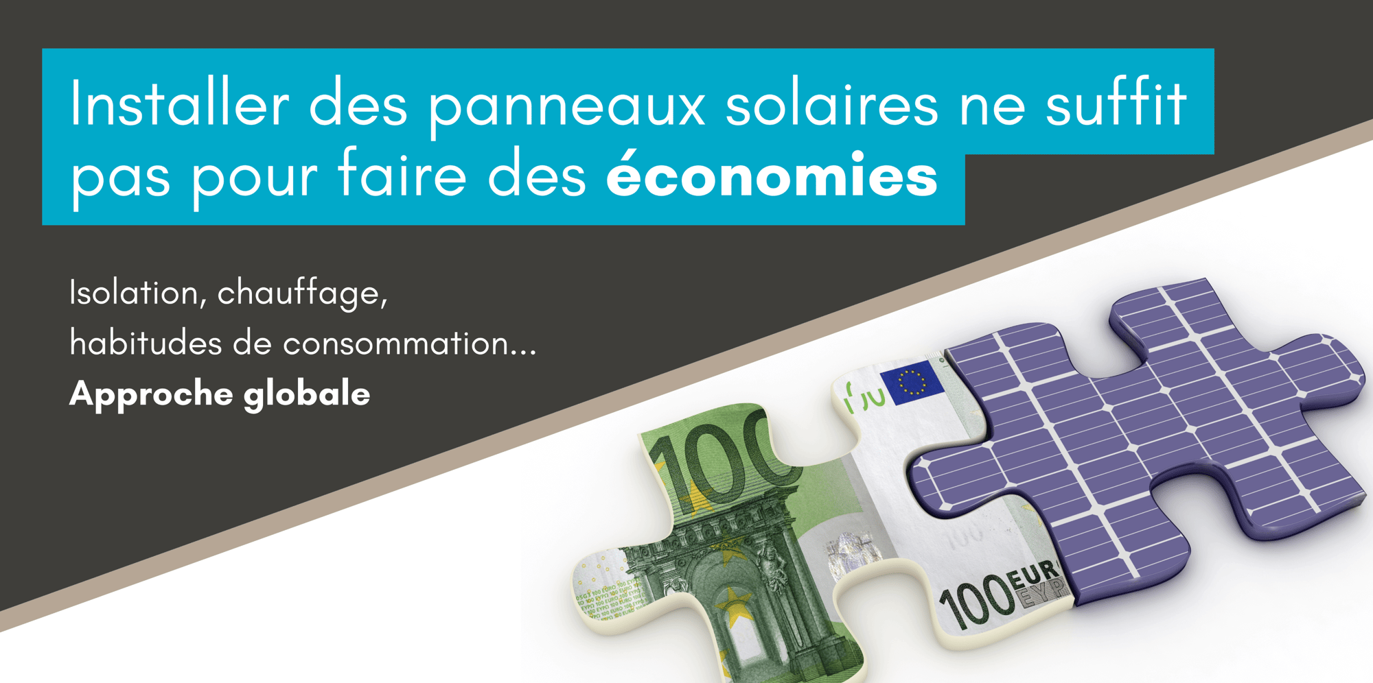 Installer des panneaux solaires ne suffit pas pour faire des économies
