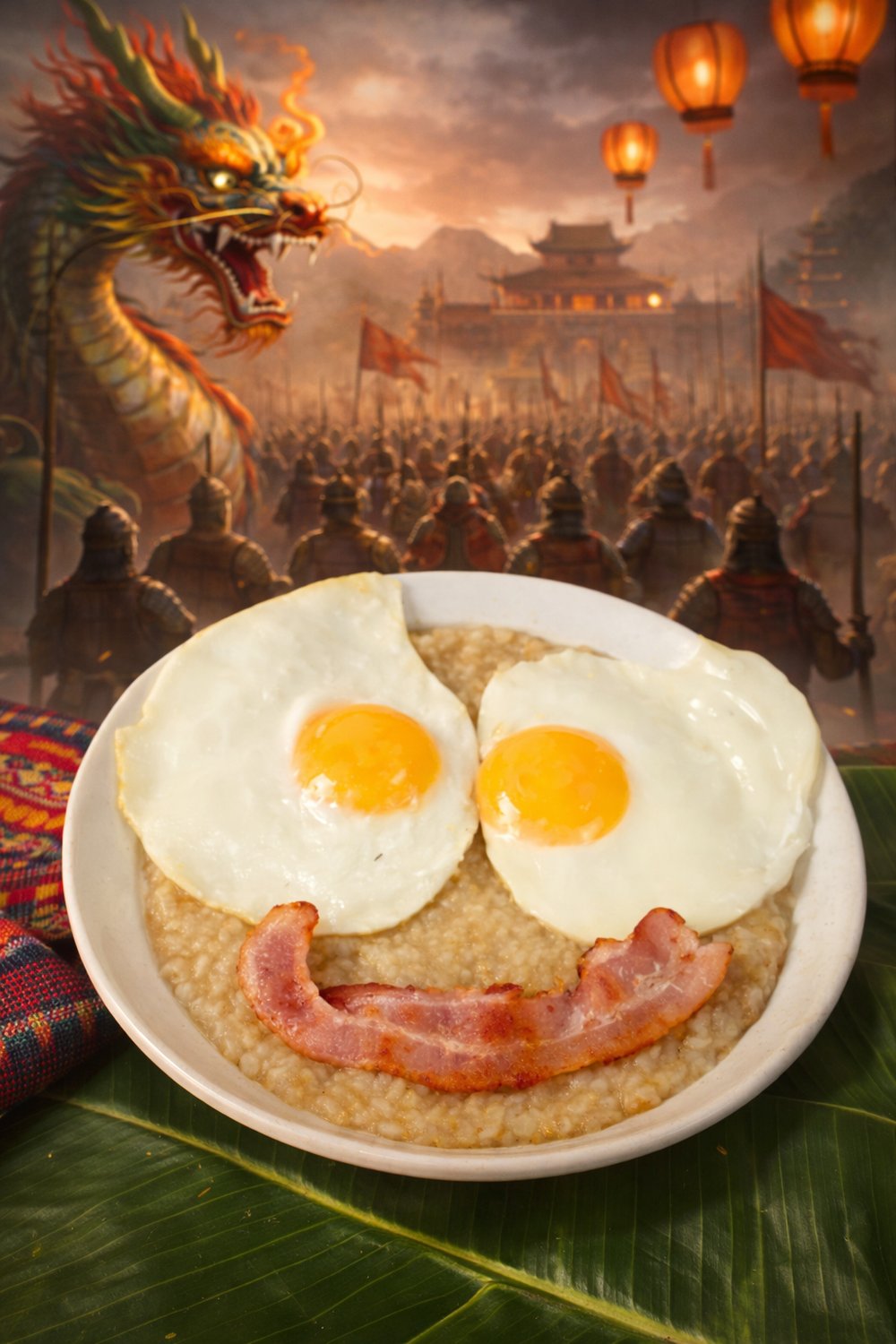 Frühstücks Reis Congee aus Mulan