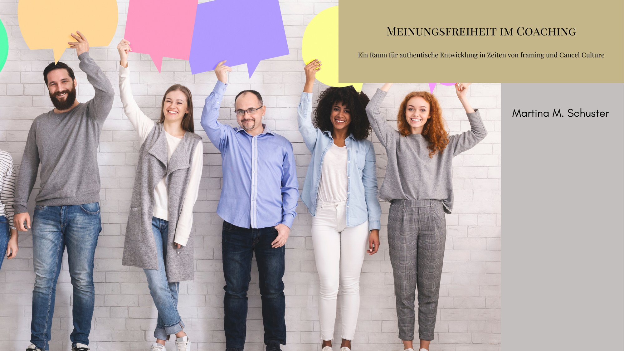 Meinungsfreiheit im Coaching - Ein Raum für authentische Entwicklung in Zeiten von Framing und Cancel Culture