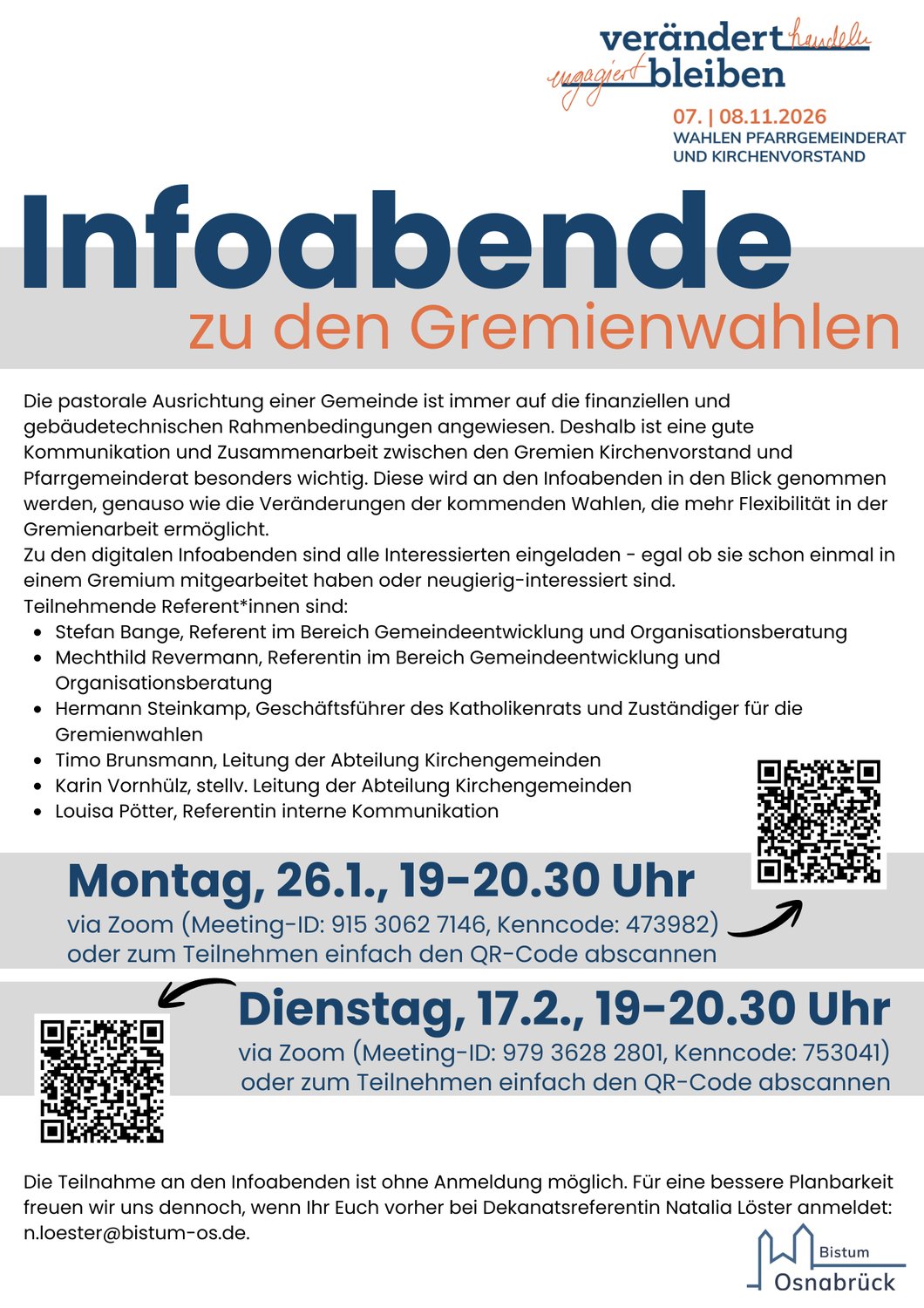 Einladung: Infoabend Gremienwahl