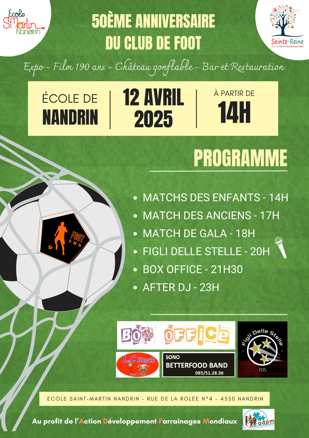 50e anniversaire du club de football de Nandrin