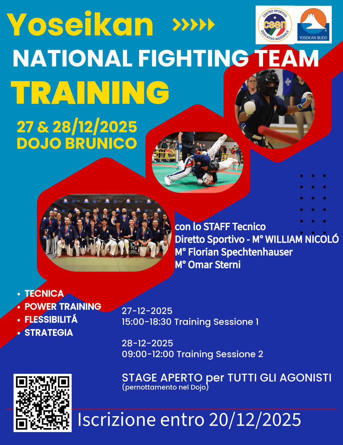 27 e 28 DICEMBRE - RADUNO AGONISTICO WINTERCAMP TEAM ITALIA