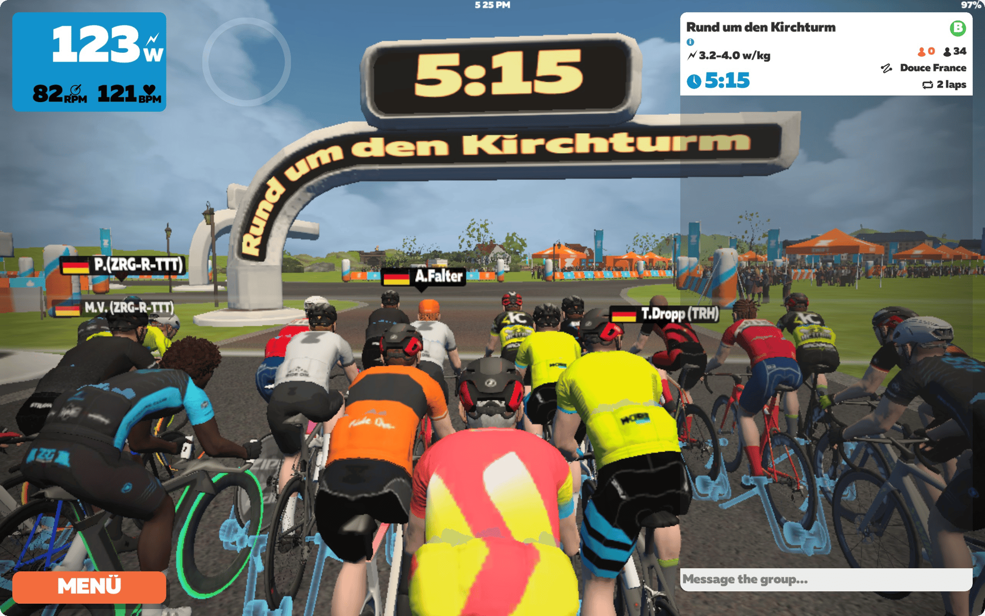 Radsport verbindet:  Communitys bei Zwift