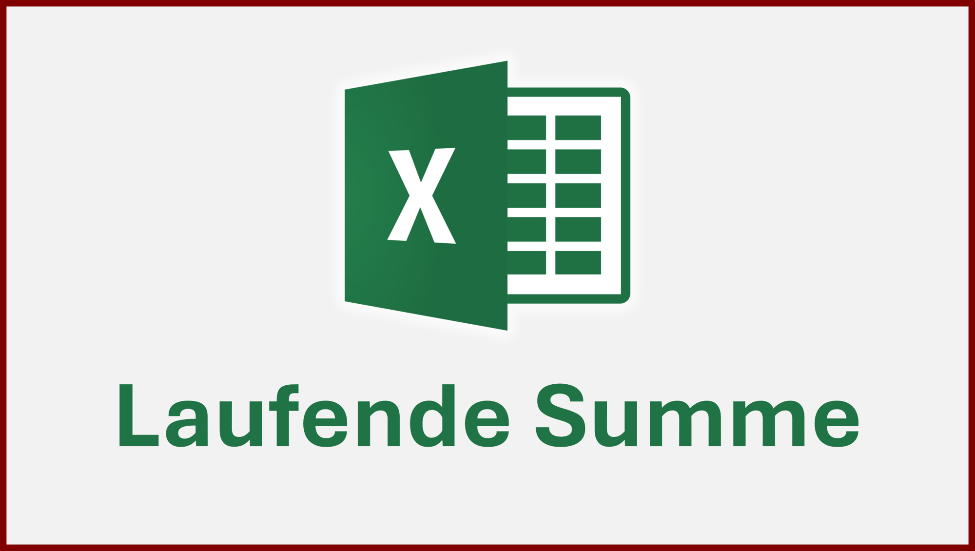 Excel-Tipp: Laufende Summe