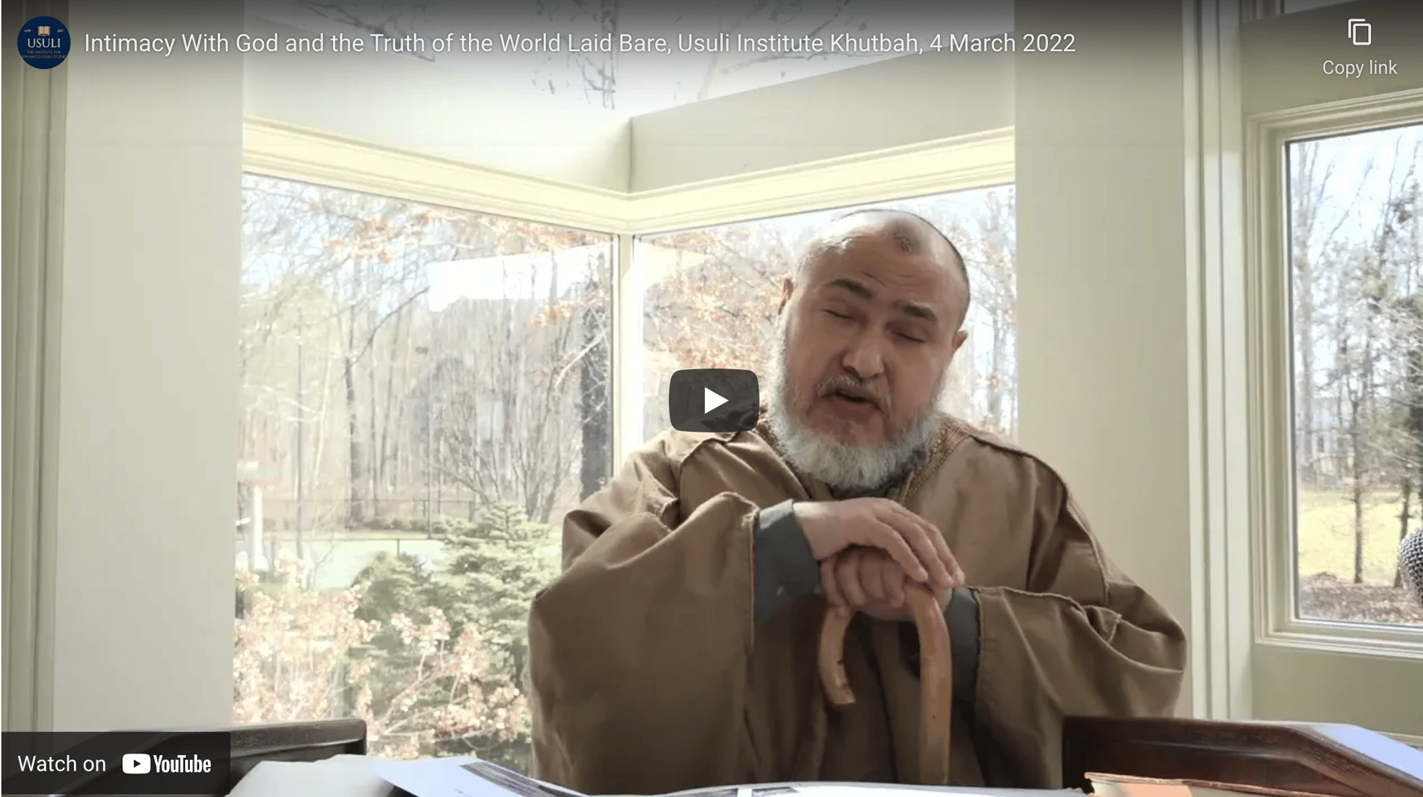 "Intimacy With God and the Truth of the World Laid Bare"