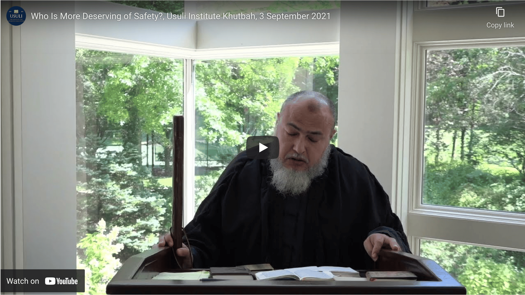 "Who Is More Deserving of Safety?"