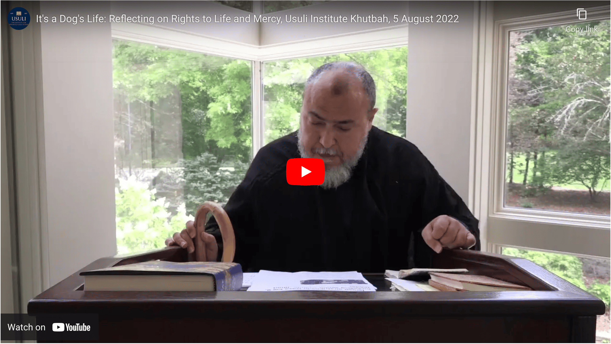 "It's a Dog's Life: Reflecting on Rights to Life and Mercy"