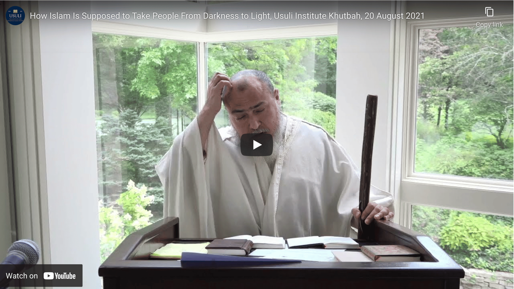 "How Islam Is Supposed to Take People From Darkness to Light"