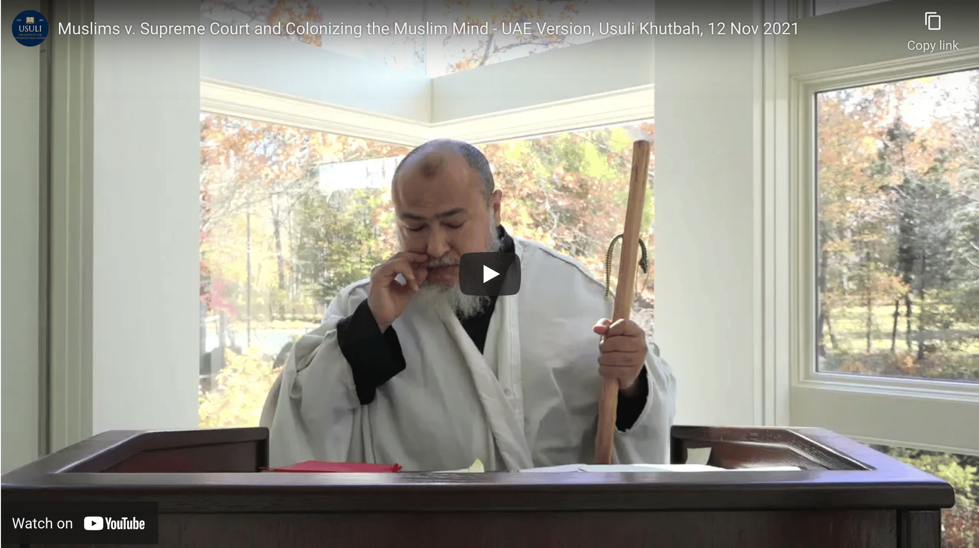 "Muslims v. Supreme Court and Colonizing the Muslim Mind - UAE Version"