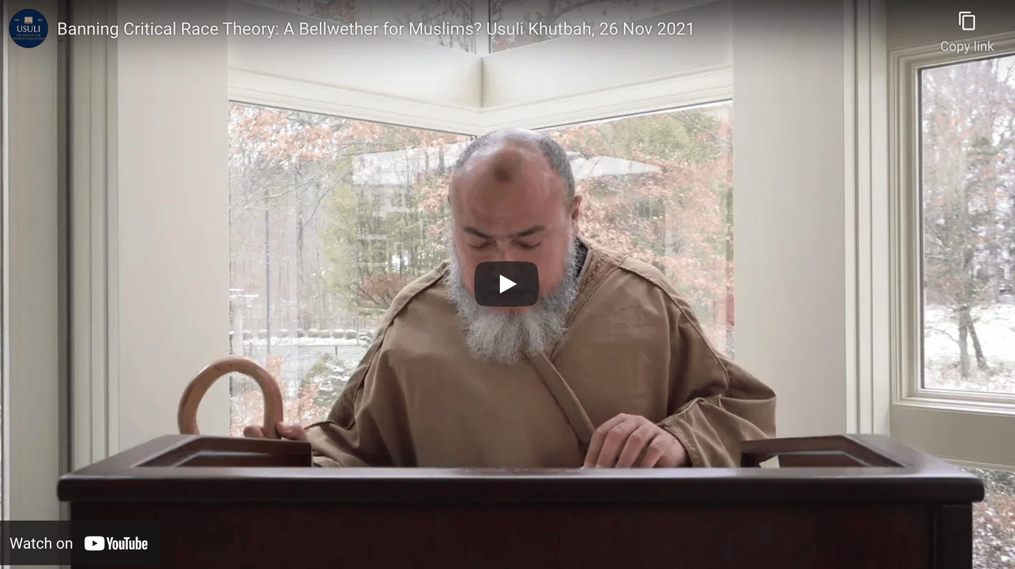 "Banning Critical Race Theory: A Bellwether for Muslims?"