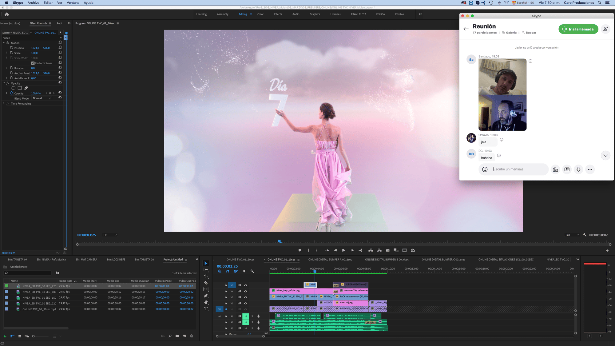 Nivea Serum y el desafío de Producir Spot Publicitarios en plena Pandemia