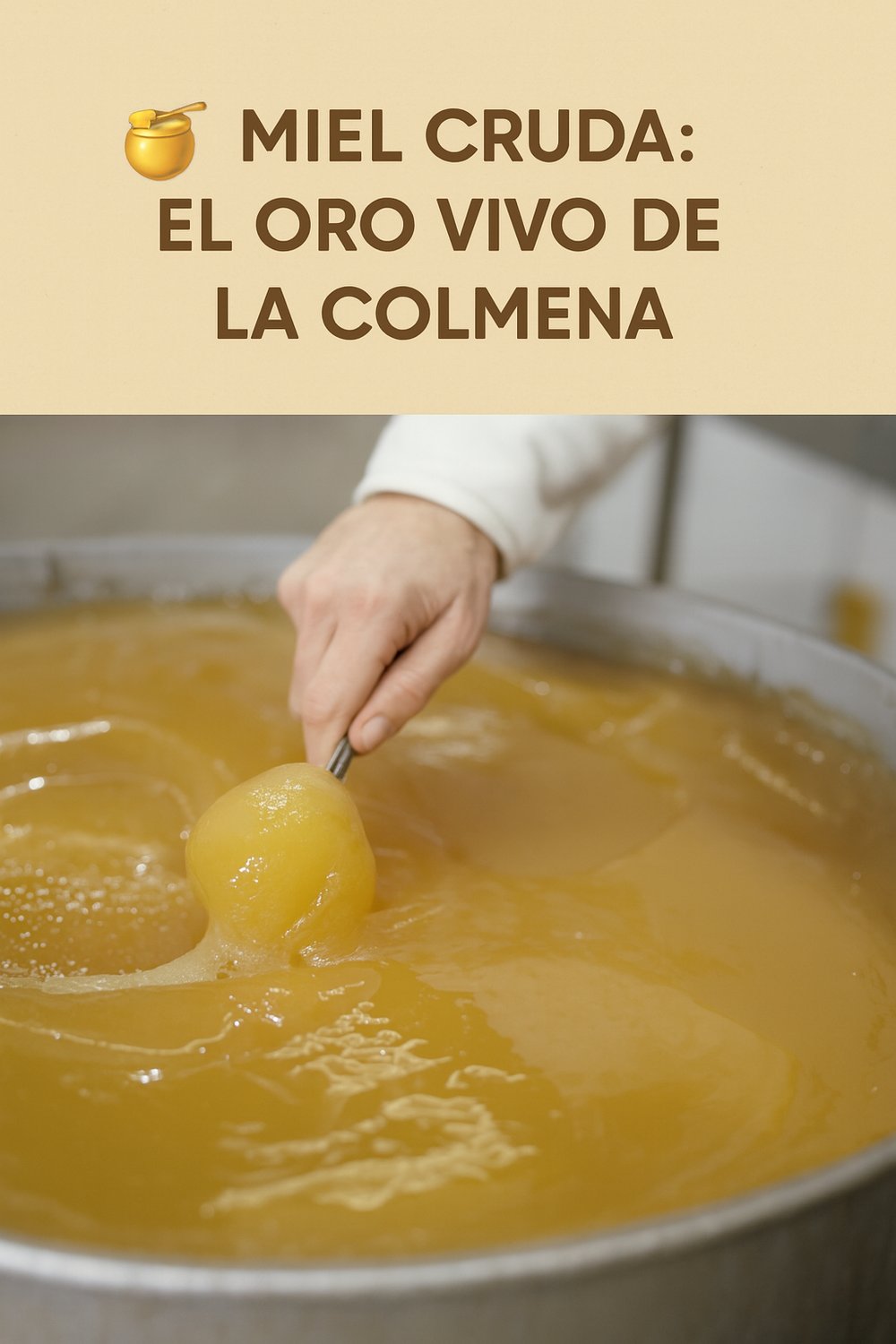 Miel cruda: el alimento que la naturaleza hace sin apuro