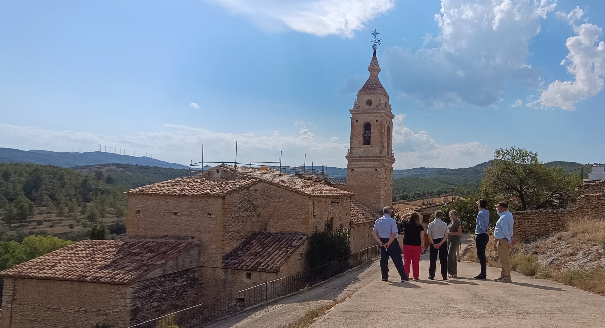 La presidenta de la Diputación, Marta Barrachina, visita Palanques