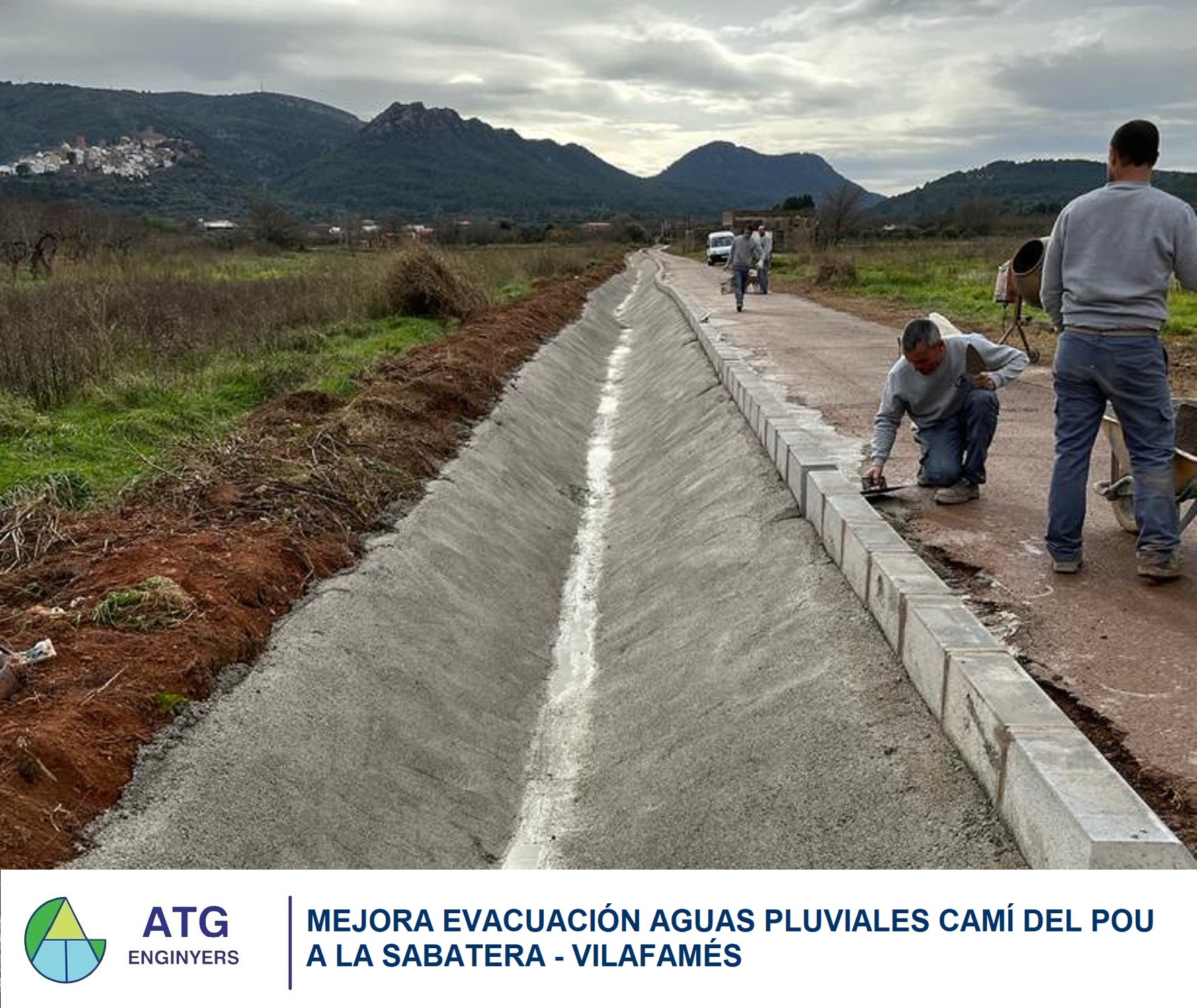 Mejora evacuación aguas pluviales camí del Pou a la Sabatera - Vilafamés
