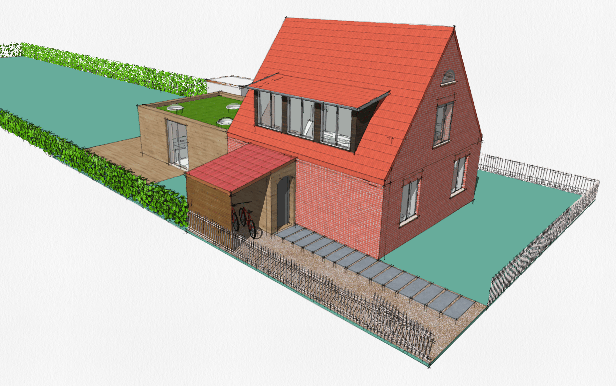 Umbau und Sanierung Siedlungshaus