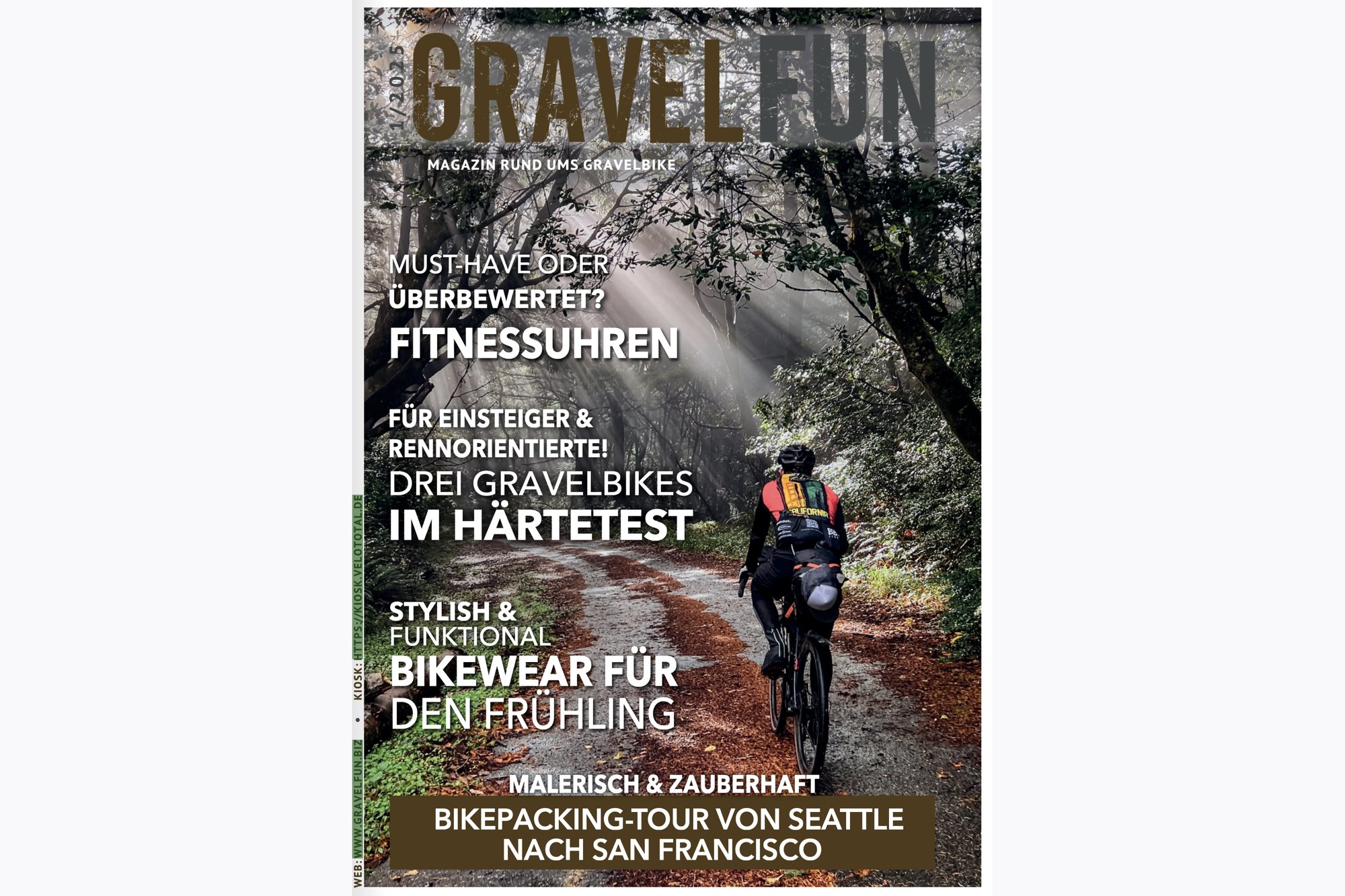 AUSGABE 1/2025 UNSERES DIGITAL-MAGAZINS »GRAVELFUN« ist DA