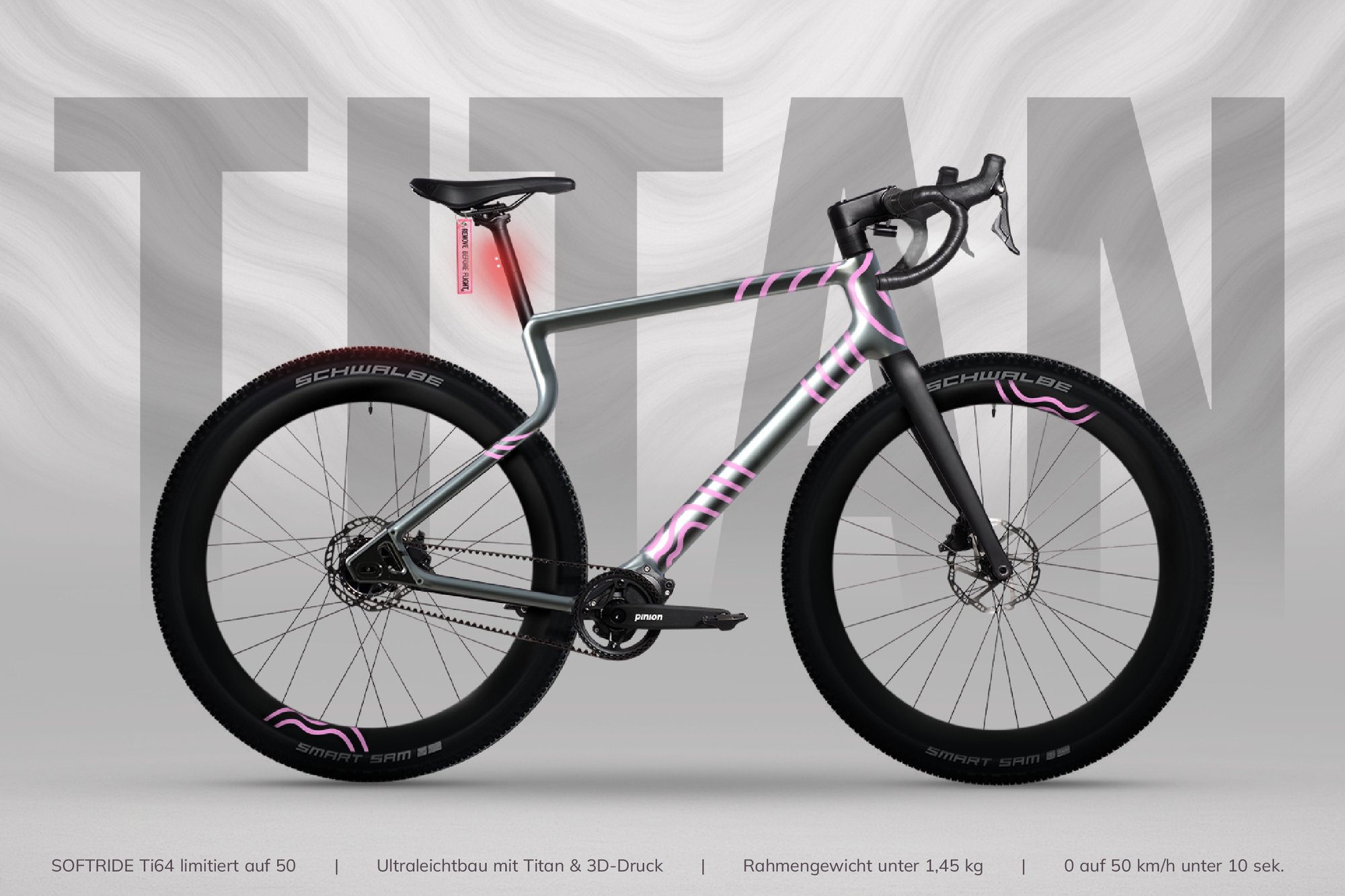 Titan statt Carbon: URWAHN Bikes setzt auf 3D-gedruckten Titanrahmen