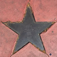 Stern auf dem Boulevard der Stars von Hans Zimmer.