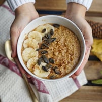 Kürbis Zimt Porridge