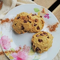 Pumpkin Spice Choco Chip Cookies
