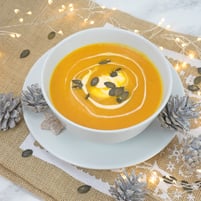 Kürbissuppe mit Ingwercreme