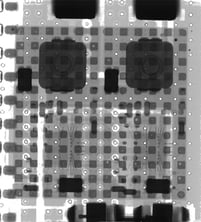 基板実装後のLGAを撮影