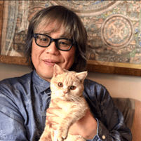 総長 と 愛猫 ぼんちゃん