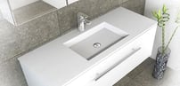 JACKSON Solid Surface basin tops.  Available in 900, 1200mm
