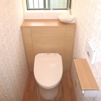 トイレリフォーム　施工事例　ウォシュレット交換　トイレ交換 千葉・佐倉市中志津のリフォーム 株式会社スリーエイトホーム