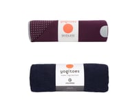 Yogitoes® Yoga Hand Towel klein, Farben: Midnight (dunkelblau), Indulge (violett)