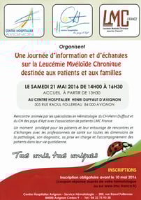 LMC FRANCE HOPITAL SAINT ST LOUIS PARIS Dr Cayuela Directeur laboratoire central hématologie DELPHINE REA VISITE