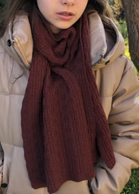 tour de cou homme made in france laine