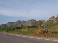 Landscape at Khao Sam Roi Yot, Prachuap Khiri Khan province, southern Thailand