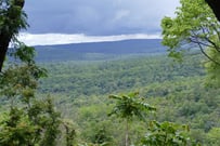 View over Phu Pan, Sakon Nakhon province, Thailand