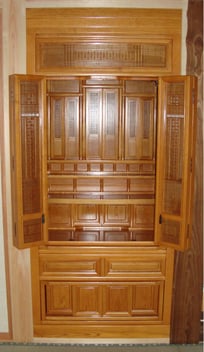 神徒壇　仏壇　東京デザインセンター　栃木県家具　鹿沼市　東京インテリア　ショールーム