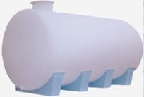 depósito poliéster horizontal con patas