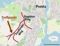 Treffpunkt (Karte: OpenStreetMap & Mitwirkende)