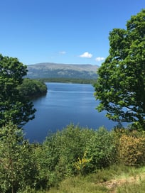 Loch Lomond, an der Grenze zu den Highlands