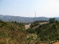 Landscape in Lak5 near the Vietnam border in Bolikhamxai province central Laos