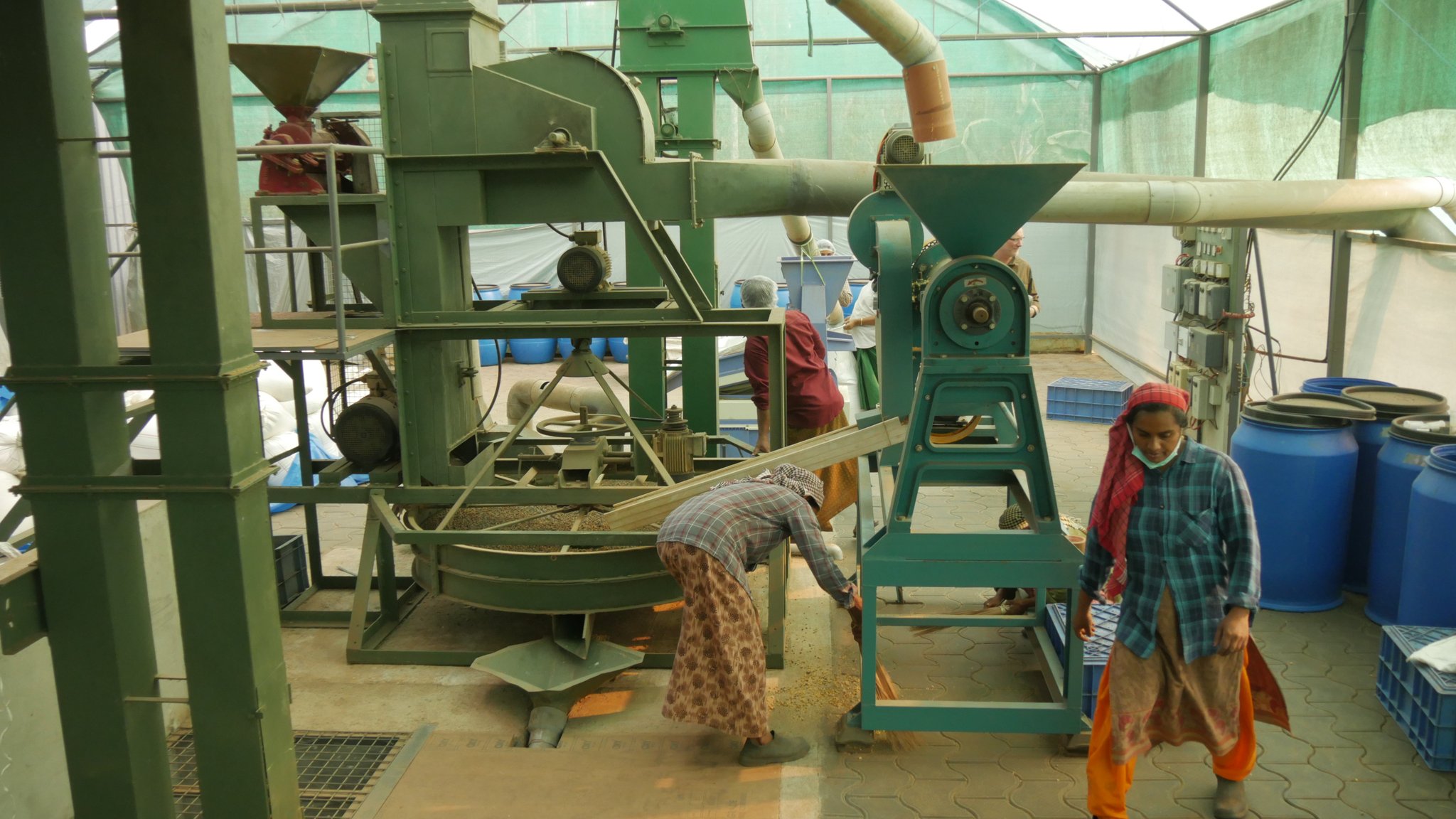 Stillstand - Die Kaffeeernte ist bereits durch