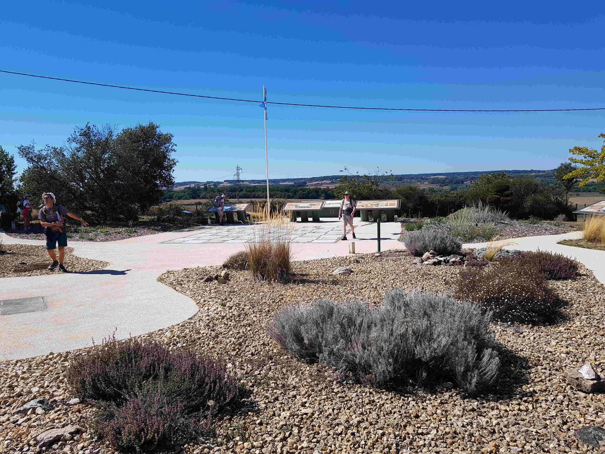 Site de la bataille de Poitiers en 732.