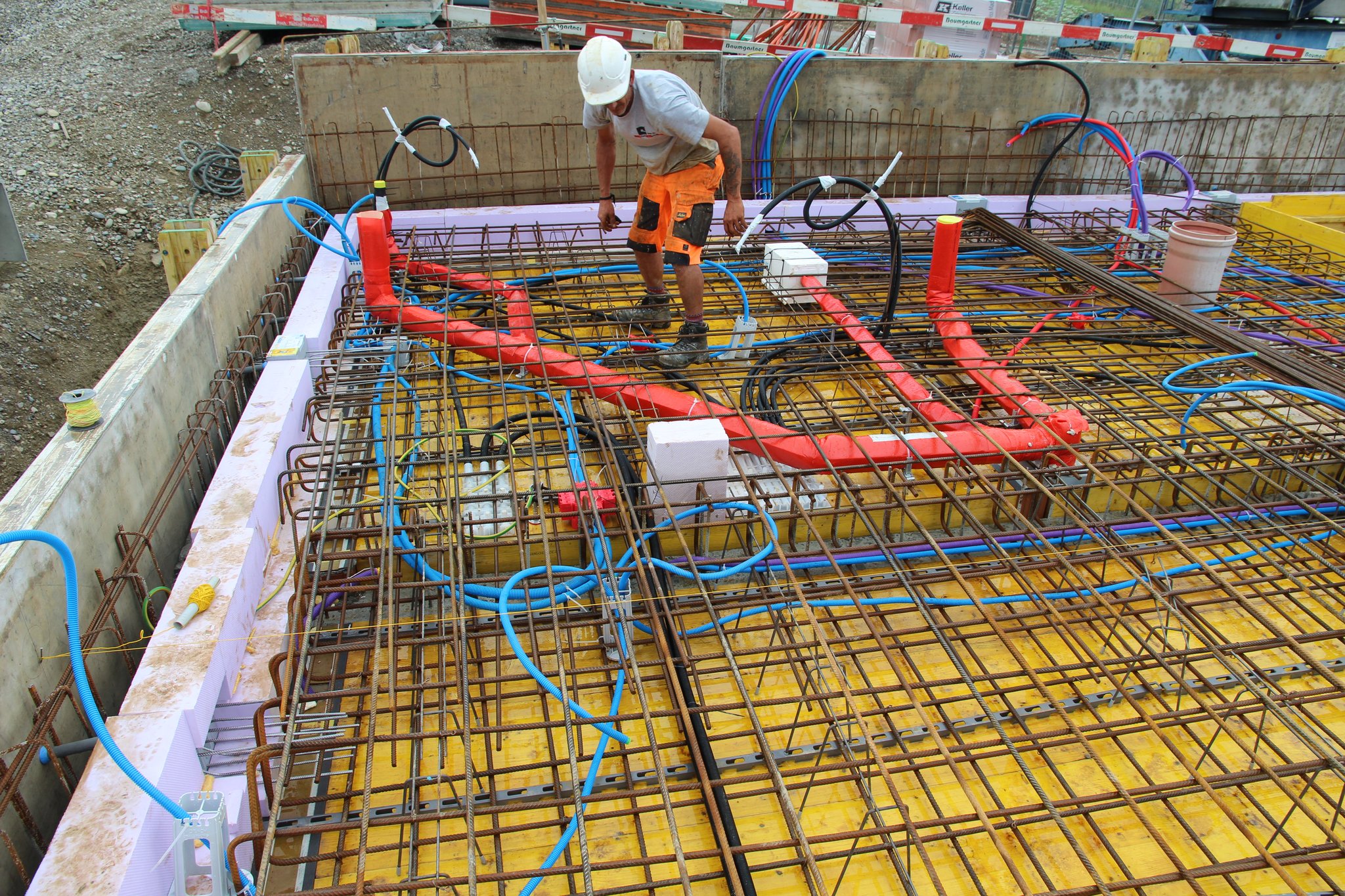 Decke über Untergeschoss