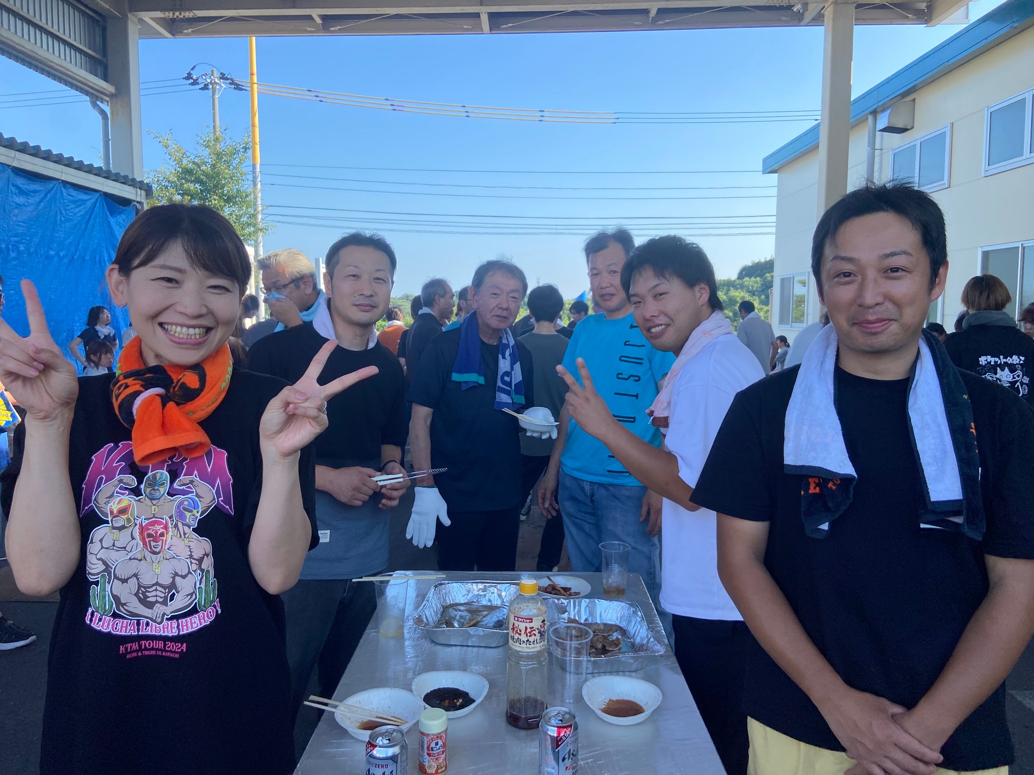 ８月　社内ＢＢＱ