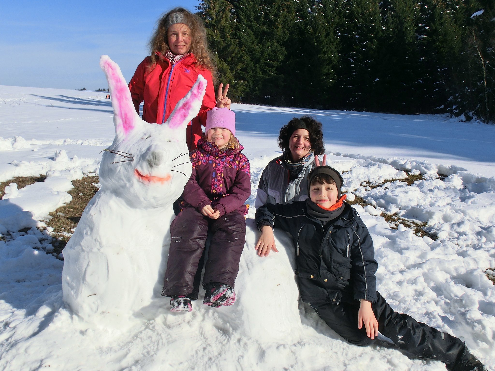 Schneehasen | Foto U. Jahn
